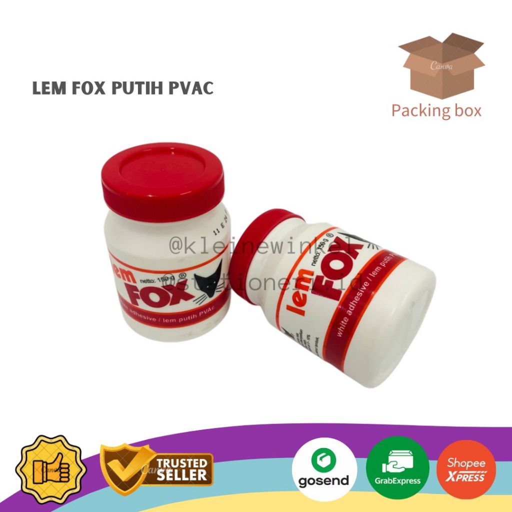 

Lem Fox Putih PVaC 150 gr