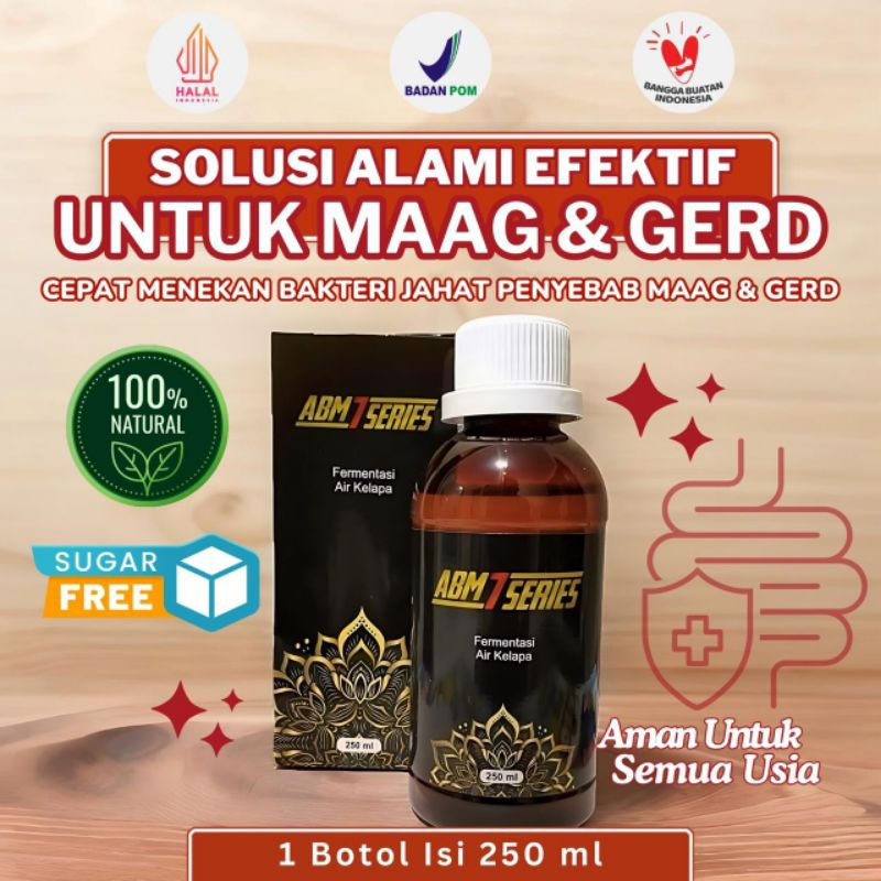 

ABM 7 Series Herbal Usus Sehat | Fermentasi Air Kelapa | Jaga Pencernaan & Imunitas Tubuh 1 Botol isi 330ml 100% Original