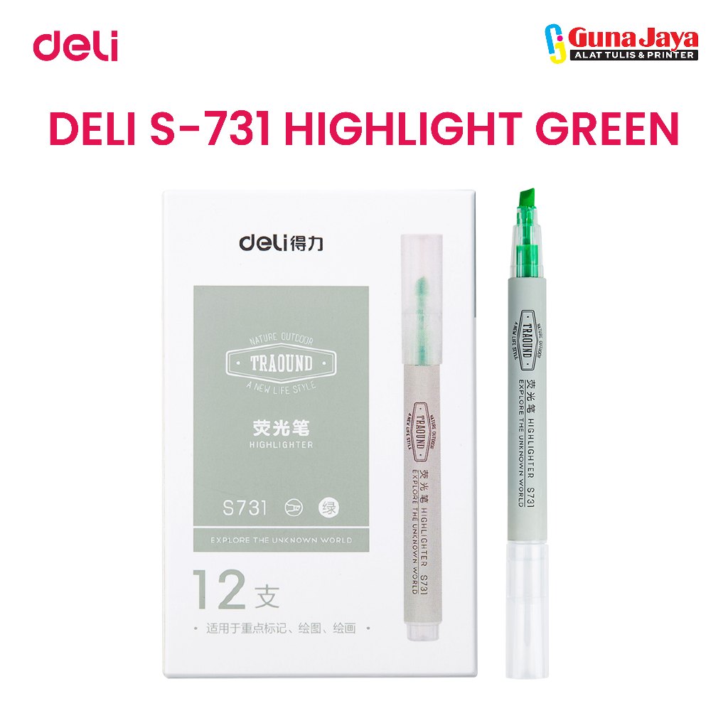 

DELI S-731 HIGHLIGHT GREEN - STABILO DELI