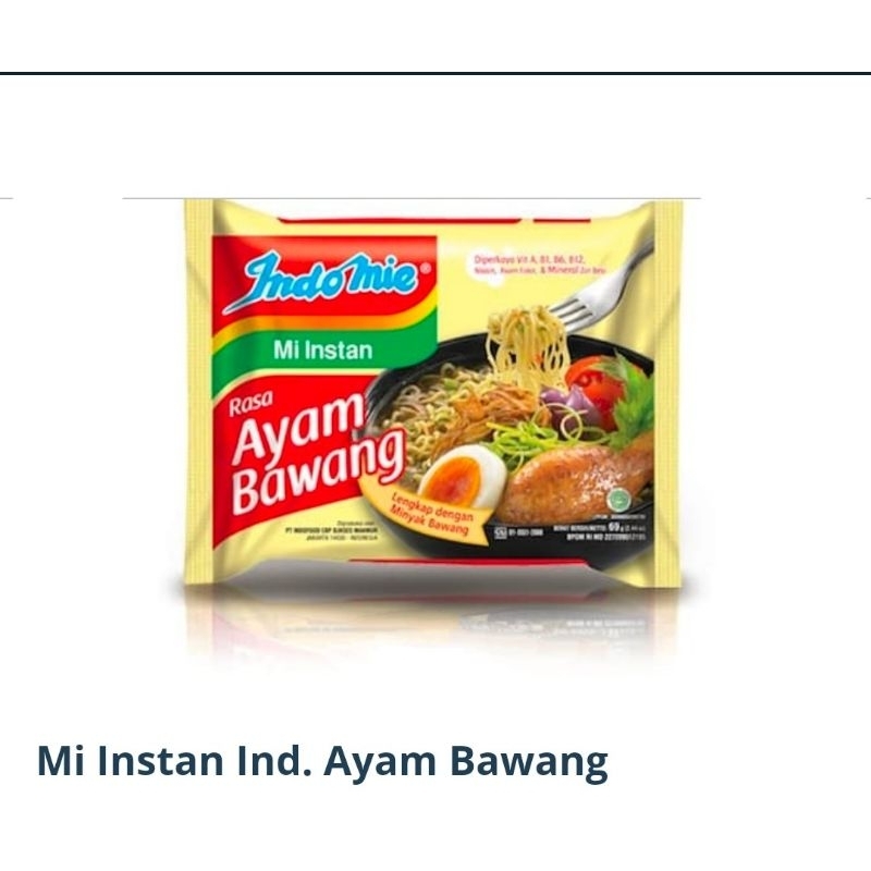 

Indomie Mi Instan Rasa Ayam Bawang