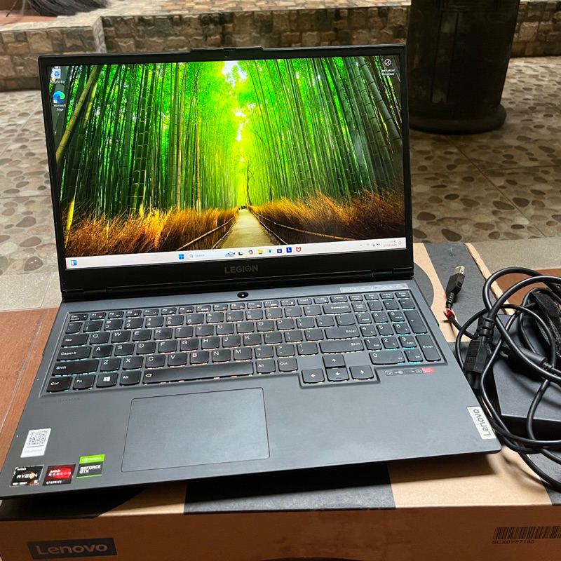 Lenovo Laptop LEGION 5 15ARH05 82B500MLID Phantom Black