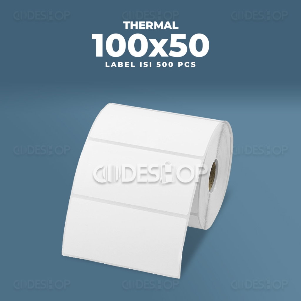 

Stiker Label Barcode 100 x 50 mm Thermal 1 line isi 500 Pcs