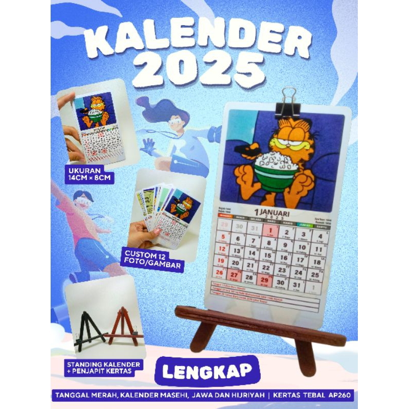 

Kalender 2025 Lengkap dan Hujiriya Kertas Custom