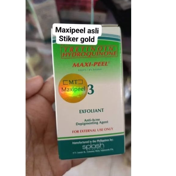 MAXIPEEL ASLI AMPUH UNTUK MENGATASI FLEK & JERAWAT