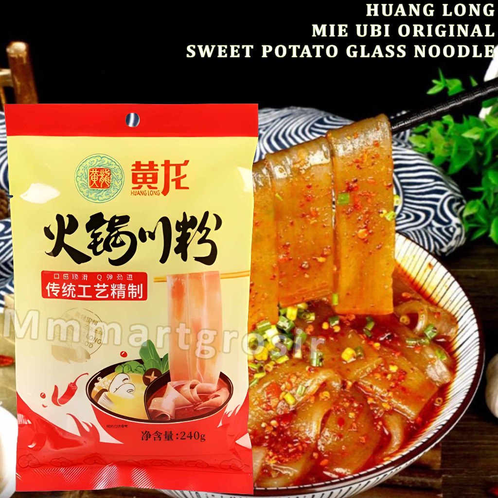 

Huang Long / Mie Ubi Original / Sweet Potato Glass Noodle / 240gr