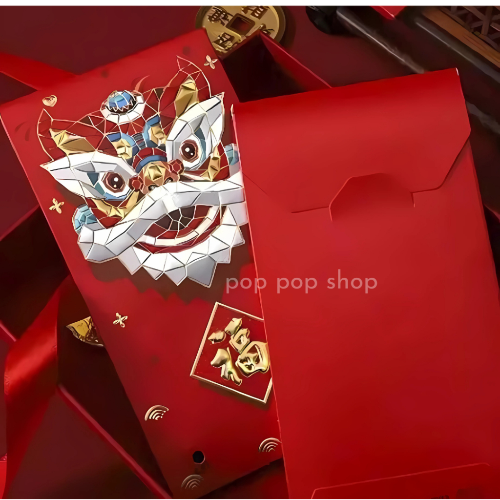 

Angpao imlek rekam suara recording voice note amplop angpau merah tahun baru chinese limited edition