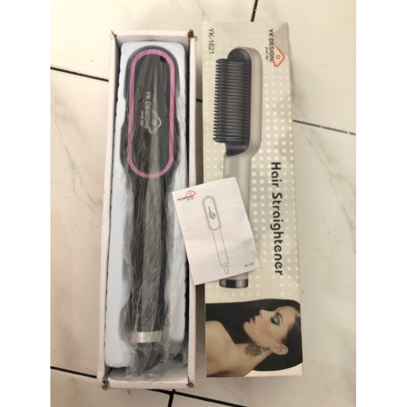 YK Design catok rambut catok sisir preloved