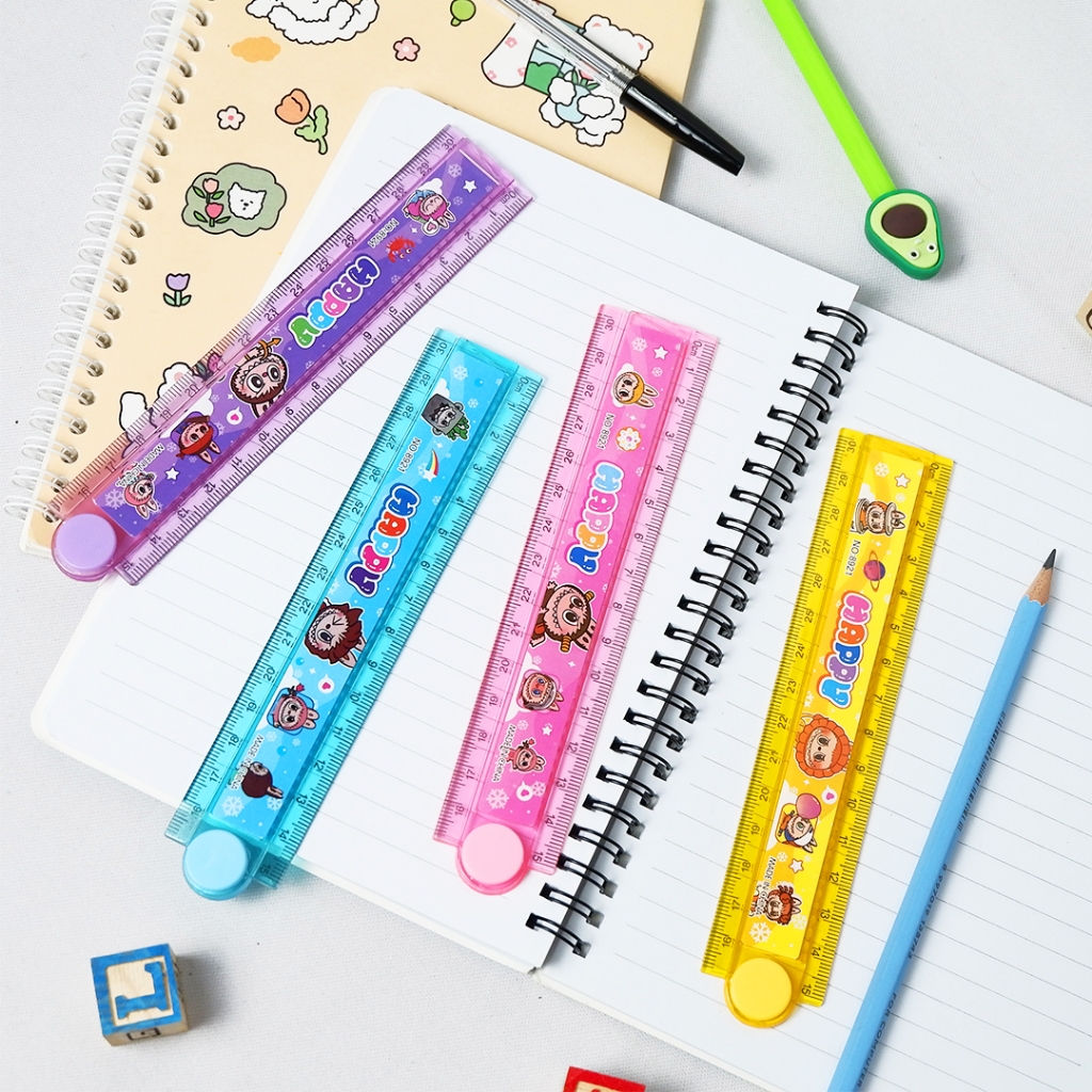 

TnT Penggaris Perlengkapan Sekolah Anak Ruler Labubu / Penggaris Anak Motif Lucu Labubu 8921