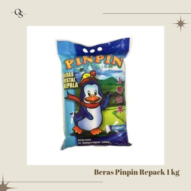 

Beras Pinpin Repack kemasan 1kg