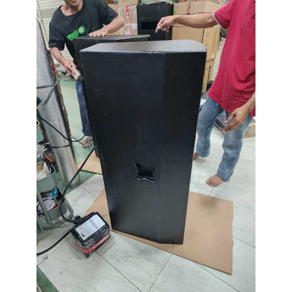 Box Speaker 15 Inch Dobel komplit Isi Model Rcf 15 P400 + 1,75inch tweter komplit