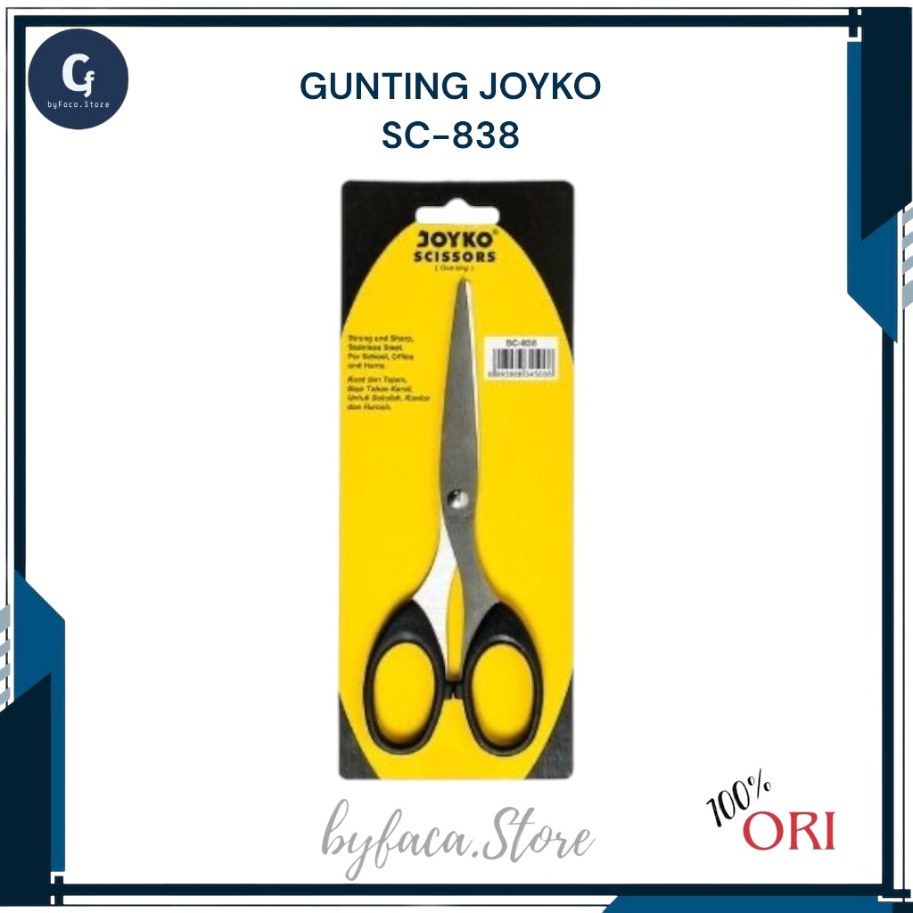 

[byfaca.store] - Guting Tanggung Joyko Scissorc-838 Warna Hitam Murah
