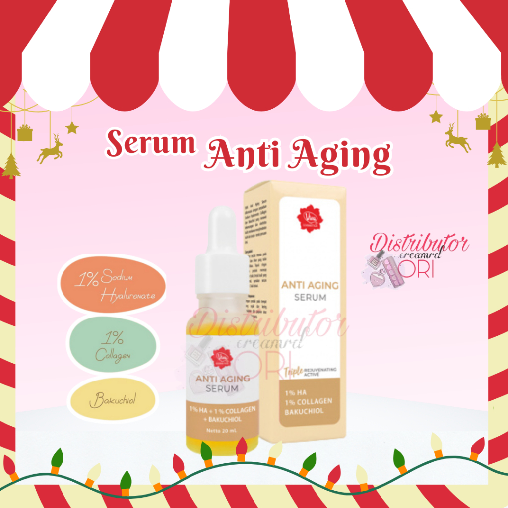 Viva Anti Aging Serum With Triple Rejuvenating Active | BPOM | ORIGINAL