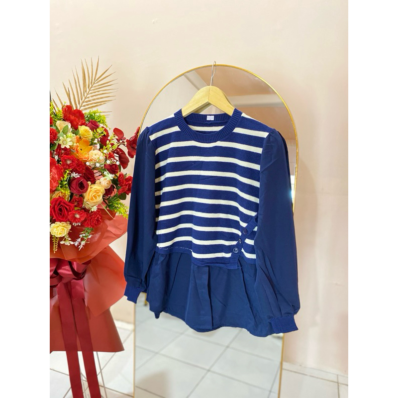 Blouse knit rajut import bangkok