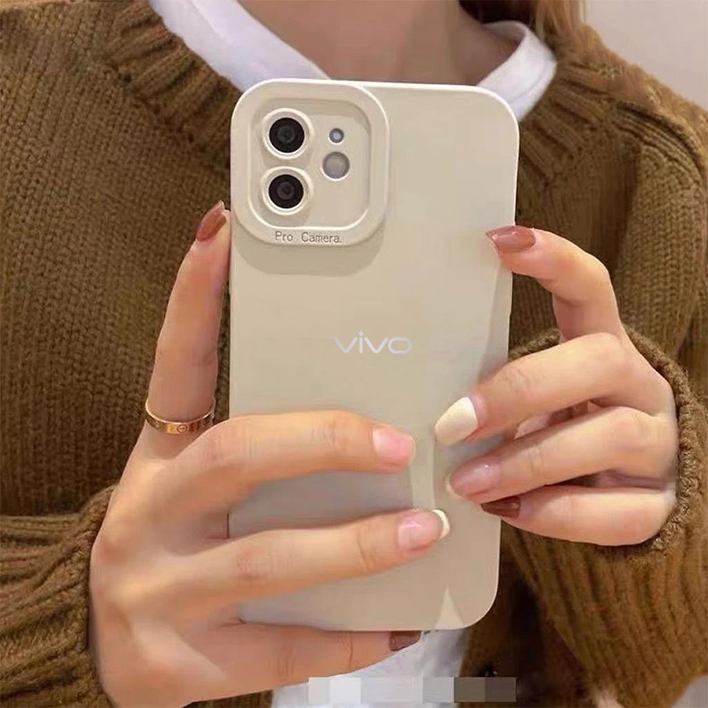 procamera + logo Premium Case For VIVO Y02 Y03 Y12 Y15 Y17 Y15S Y16 Y20 Y20s Y21s Y22 Y28 Y30 Y50 Y3