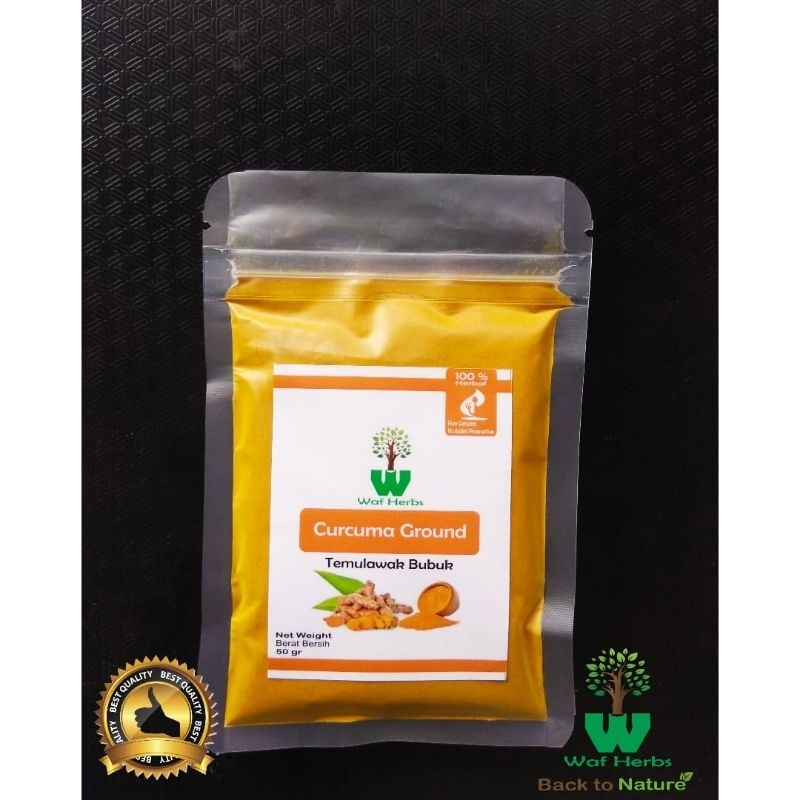 

Temulawak Bubuk Murni 100 % / Curcuma Bubuk 100 Gram