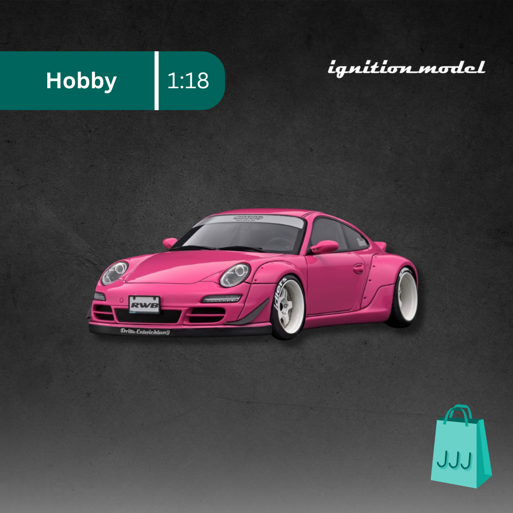 Ignition Model / 1:18 Porsche RWB 997 Pink / Diecast