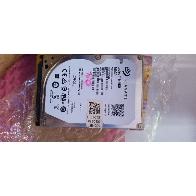Penyimpanan Hardisk Internal HDD Laptop 500GB merek Seagate HDD PC 250 320 500 seadanya