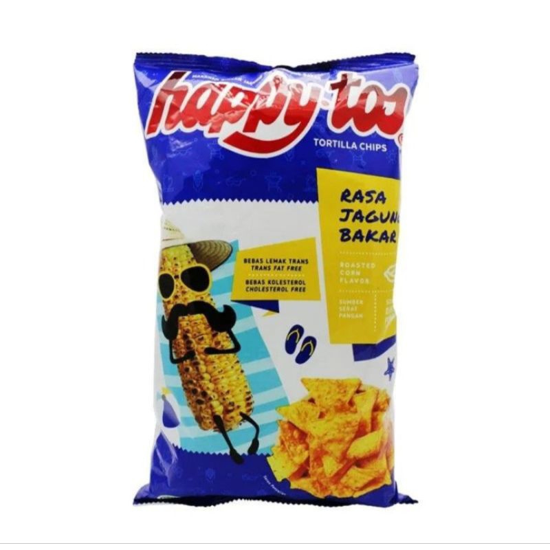 

Happy Tos Keripik Tortilla Jagung Bakar 140 g