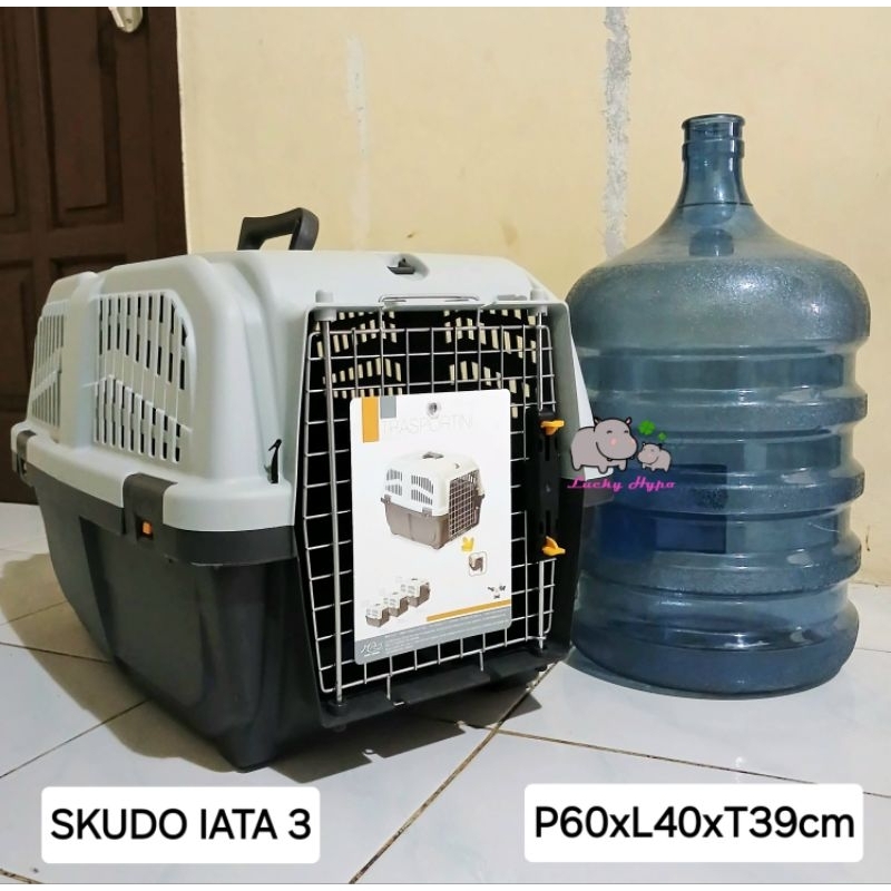 SKUDO 3 IATA Cab Traveling Anjing Kucing Pet Carrier Pet Cargo For Dog Cat