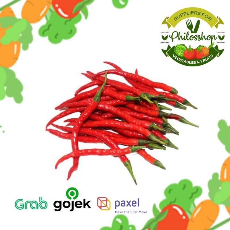

Cabe Merah Keriting / Cabe keriting / Cabai Keriting / Cabe keriting Merah Segar / Cabe Keriting merah 1 KG
