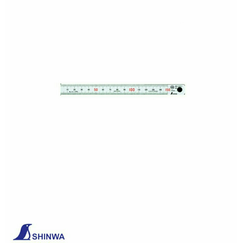 

Shinwa Stainless Steel Rules Hard Chrome Finish 300 mm H-101C JIS-13013