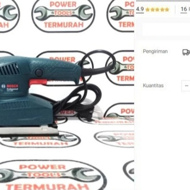

Amplas BOSCH GSS 2300 Orbital Sander GSS2300 Persegi Panjang GSS 230