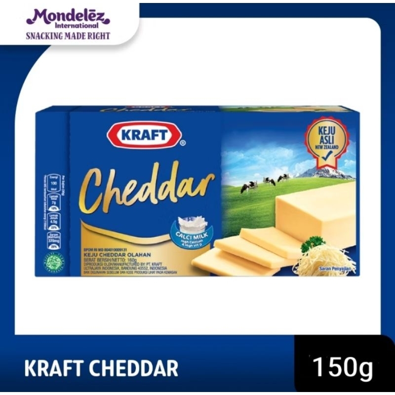 

Kraft Keju Cheddar Blok 150g