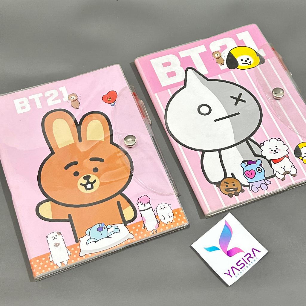 

SATUAN Note Book Diary Kecil A6 + Pulpen Karakter Lucu BTS BT21