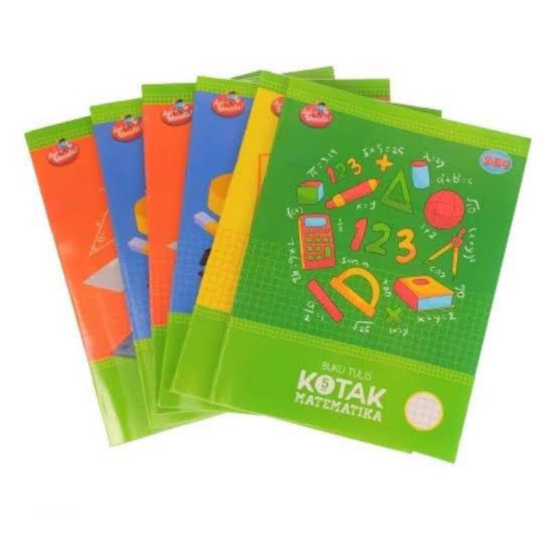 

SIDU Buku Tulis Kotak Kecil Matematika 5mm 38lembar (pcs)