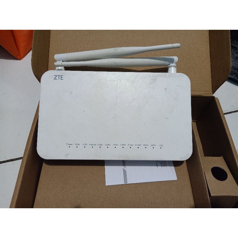 ONT ZTE ZXHN F609 V3 PORT HIJAU + ADAPTOR