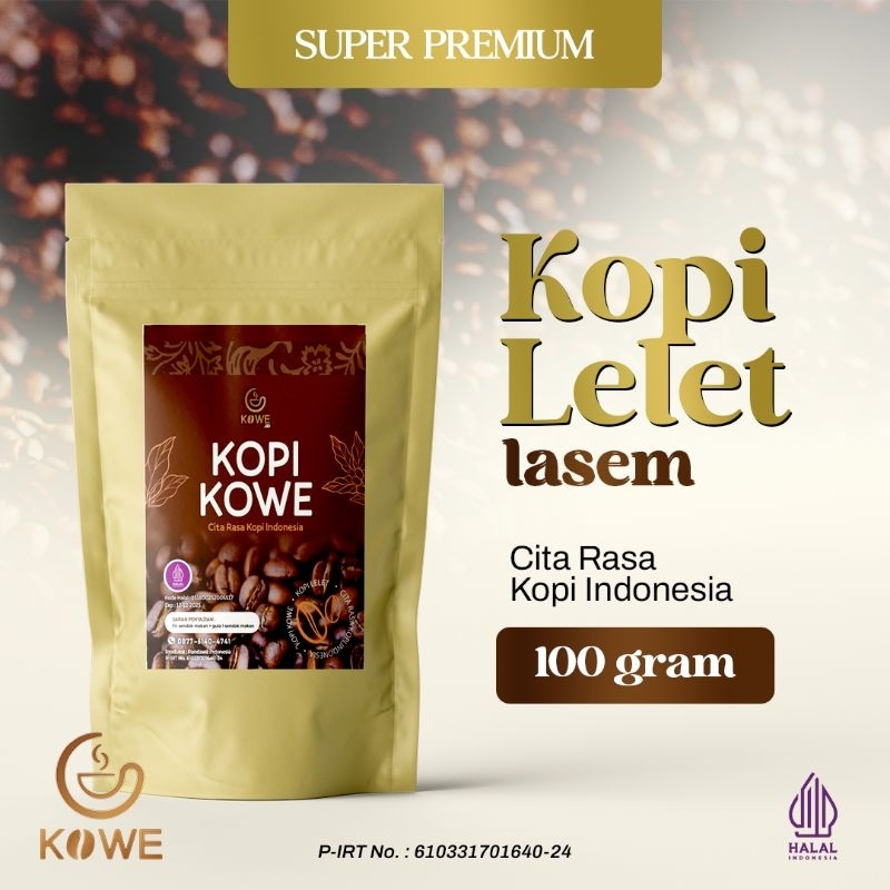

Koweid Kopi Hitam Lelet Super Premium 120 gram