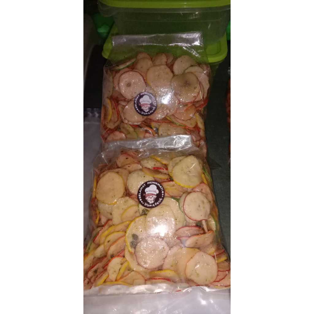 

Keripik Seblak Daun Jeruk Pedas Gurih Keripik Seblak Bawang Seblak Kering