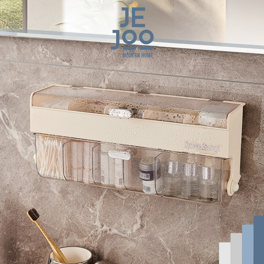 JEJOO - WOO HYO Rak Brush Make Up Kamar Mandi Holder Pakaian Dalam Tempel Perapi Kaos Kaki Storage