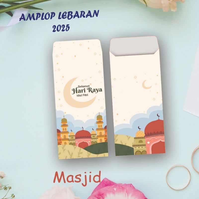 

(10 pcs) AMPLOP LEBARAN 2025/ANGPAO LEBARAN 2025/AMPLOP LEBARAN IDUL FITRI