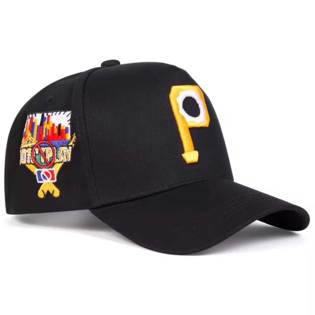 Topi Baseball Pria Wanita Dewasa Bordir Huruf P Kualitas Distro Premium