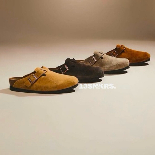 BIRKENSTOCK BOSTON SUEDE / BIRKENSTOCK BOSTON SANDAL / BIRKENSTOCK MOCHA / BIRKENSTOCK BOSTON SANDAL