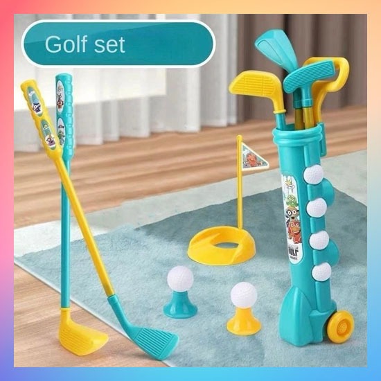 Mainan Edukasi Anak Golf Play Set - Mainan Stik Golf Anak Olahraga