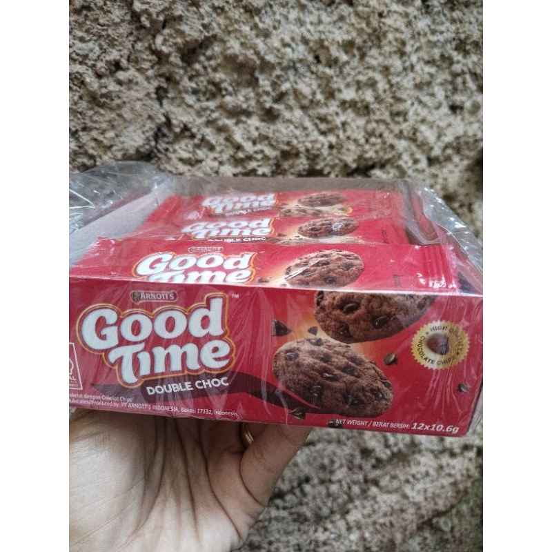 

Good Time Double Choc 1 Pack isi 12 Pcs