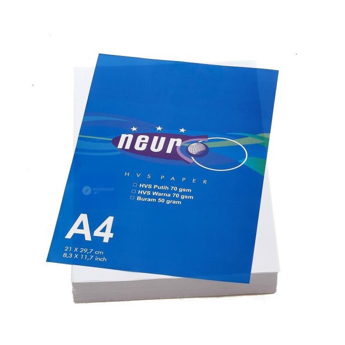 

Kertas HVS NEURO A4 7 gr Murah 1 Rim 75 gr 7 gsm 75 gsm 4 Lembar TLGFD4667