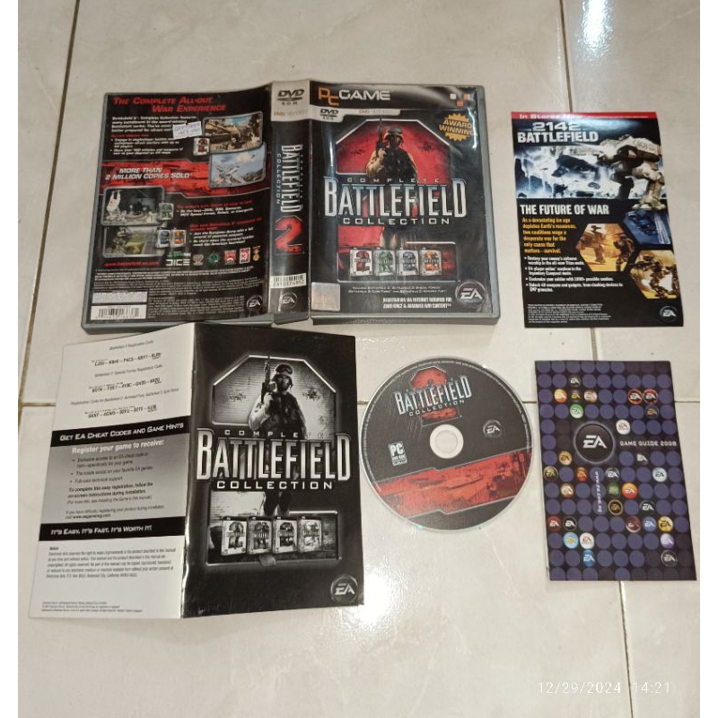 pc game DVD ROM COMPLETE BATTLEFIELD COLLECTION
