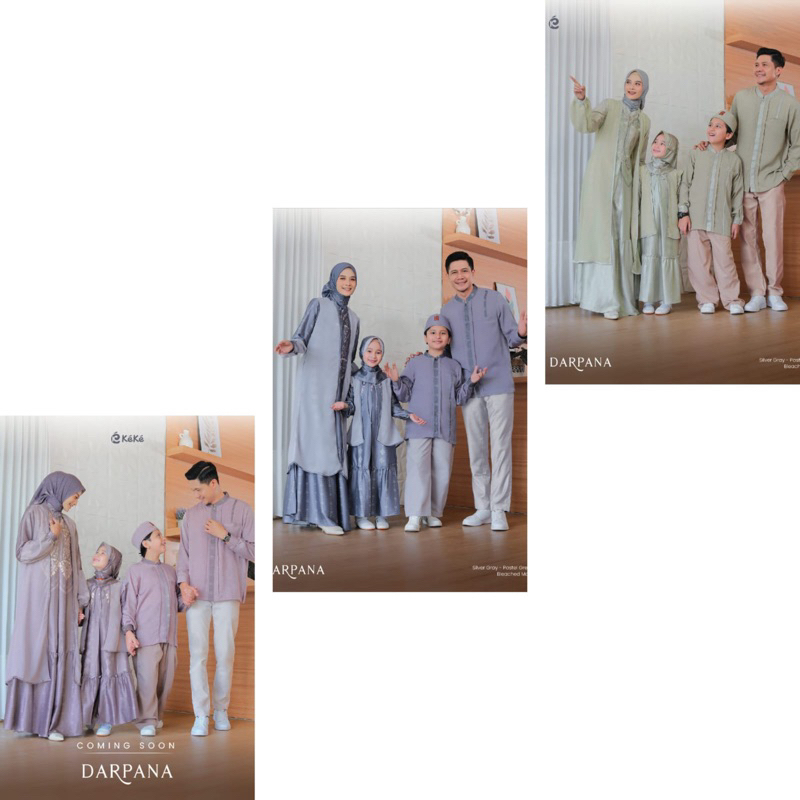 Sarimbit Keluarga Keke Darpana Series Terbaru | Darpana Series | Keke Busana | Sarimbit Keke Darpana