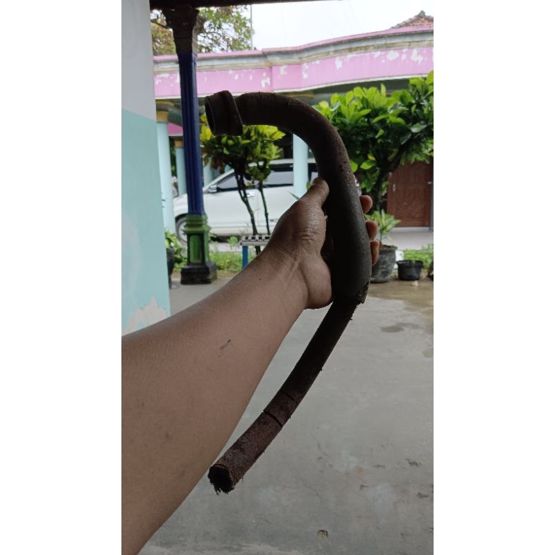 LEHER KNALPOT ORI YAMAHA BYSON KARBU