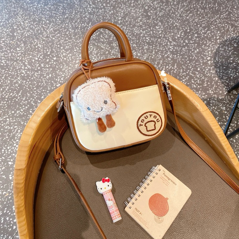 TOUTOU TOAST SMALL SQUARE BAG