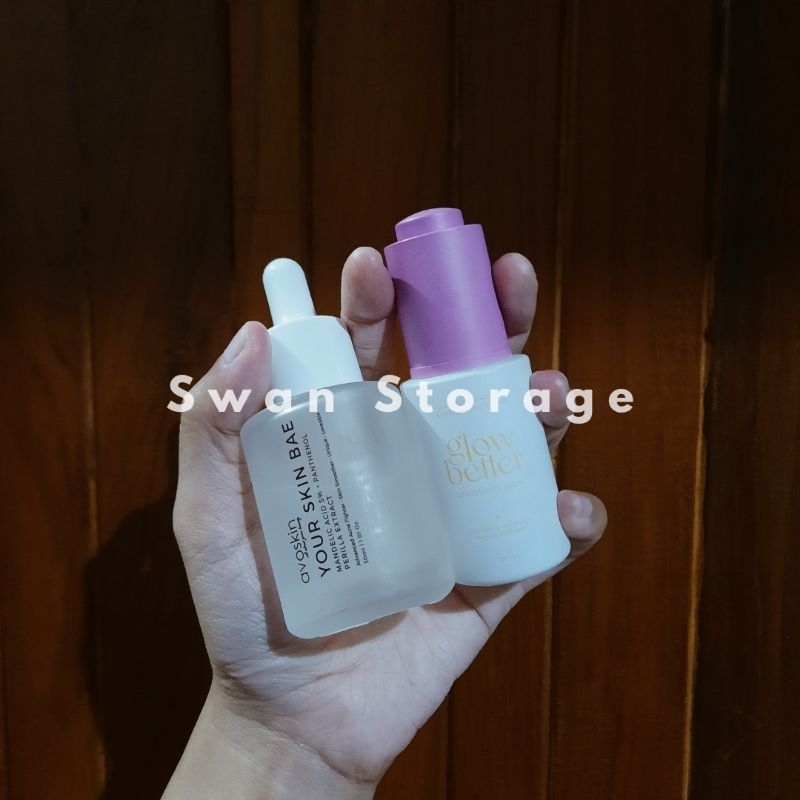 (PRELOVED SERUM EXFO) AVOSKIN Mandelic Acid 5% dan GLOW BETTER Effortless Glow