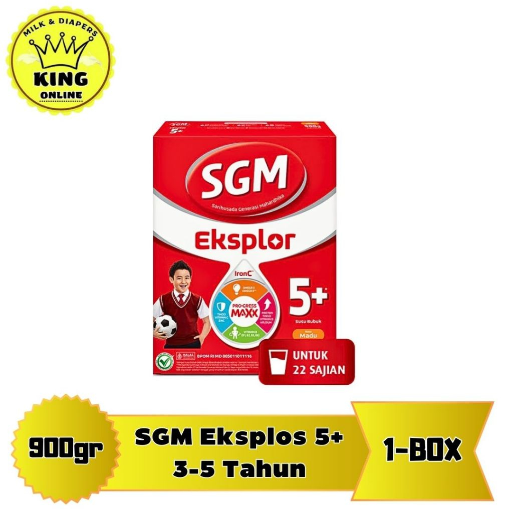 

SGM Eksplor 5+ Usia 5-12 Tahun Rasa Madu/Coklat 900gr/king.online