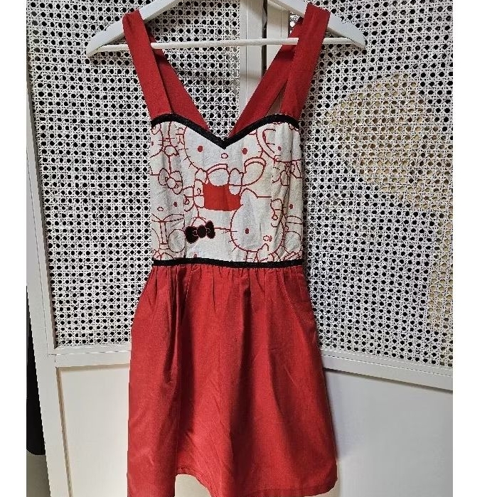 hello kitty dress baju terusan sanrio