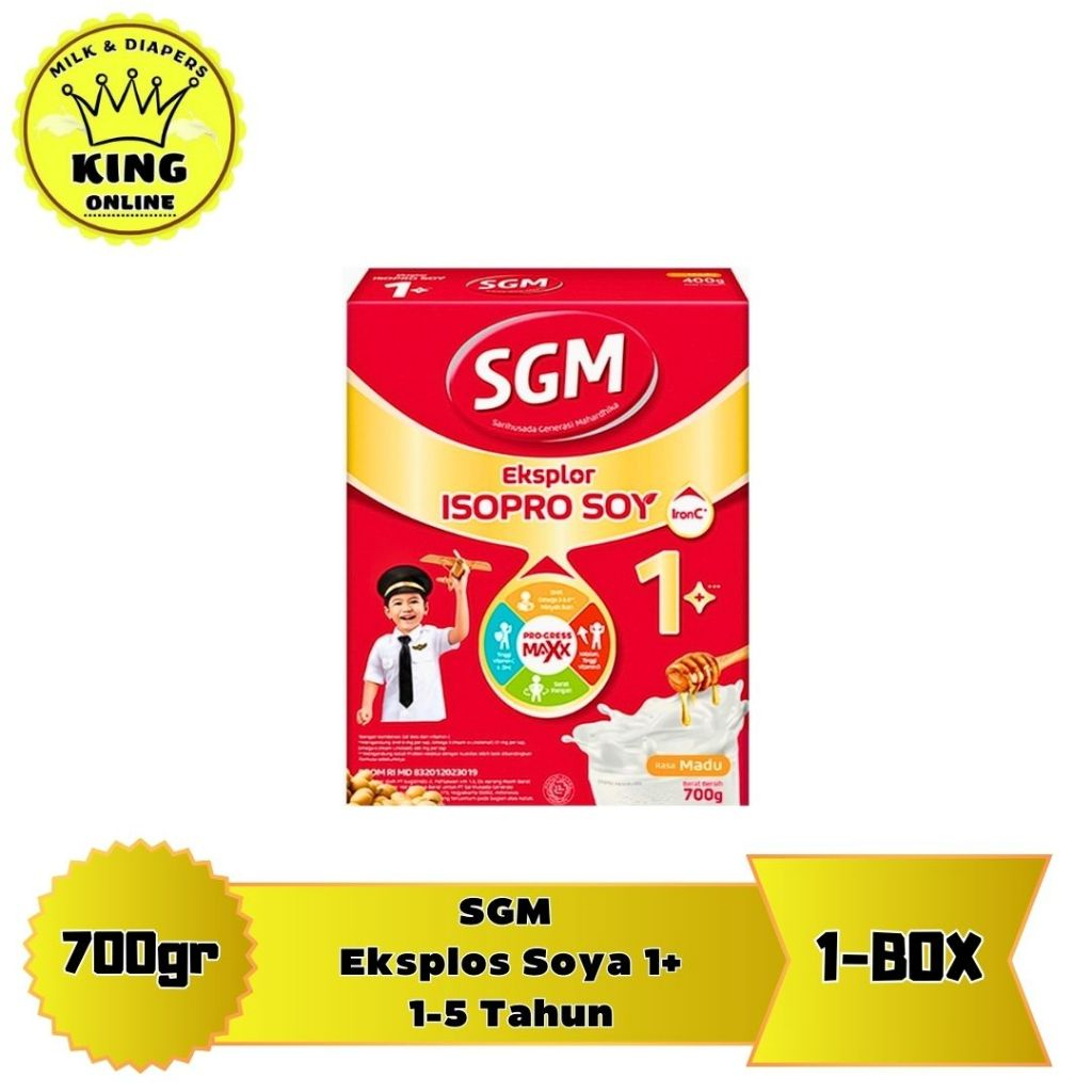 

SGM Eksplor Soya 1+ Usia 1-5 Tahun Rasa Madu/Vanila 700gr/king.online