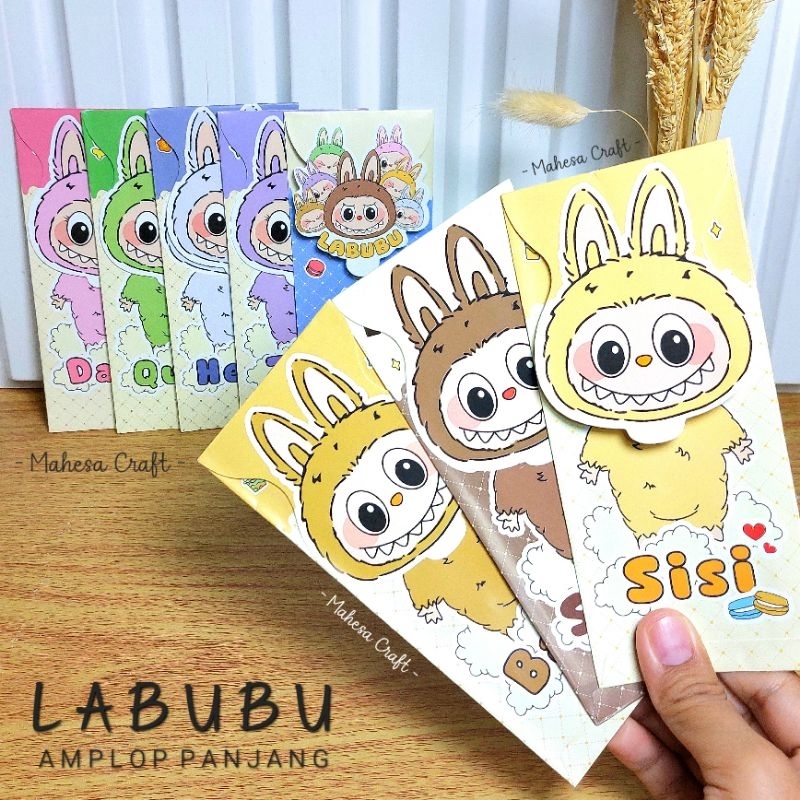

Amplop Lebaran 2025 Natal Imlek Labubu | Amplop Panjang Unik Tebal | Uang Tidak Dilipat | 1 Pak isi 5pcs