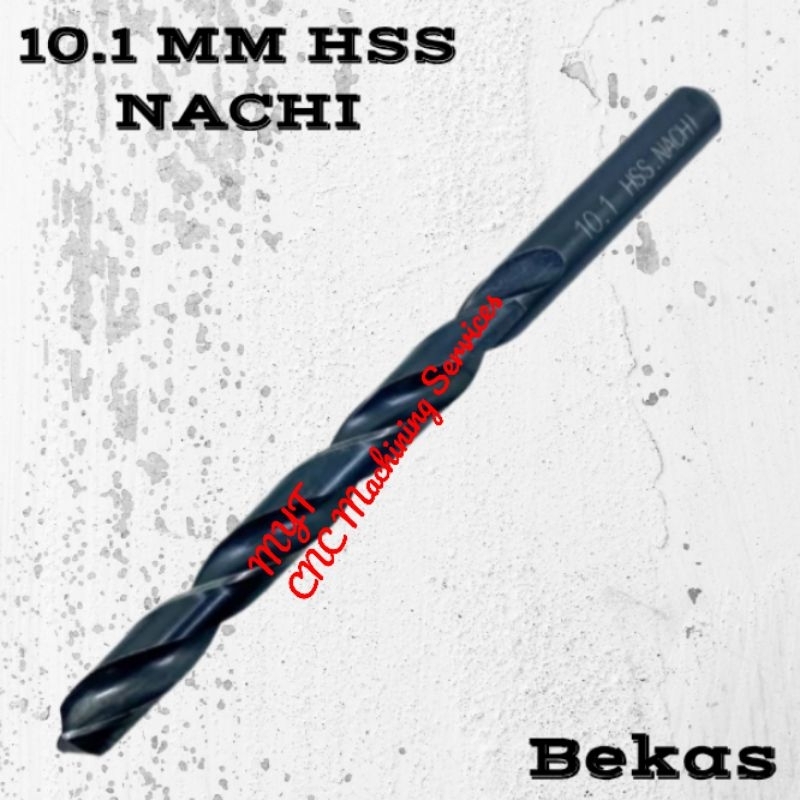 drill mata bor 10.1mm Nachi mata bor besi 10.1 mm hss nachi bekas mulus