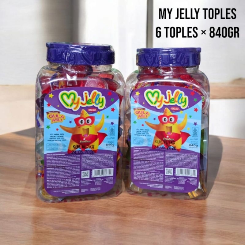 

Aneka Snack Cemilan Murah My Jelly Toples 840gr